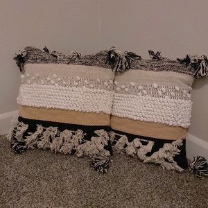 Bohemian style pillows